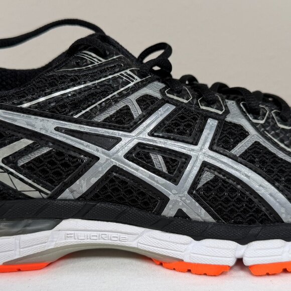 ASICS GT-2000 2 Lite-Show Men’s Running Shoes Black/Lite/Flash Orange Size 9 NEW - Picture 15 of 16